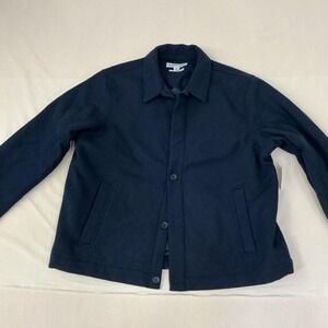 Navy blue jacket by Amazon Essentials